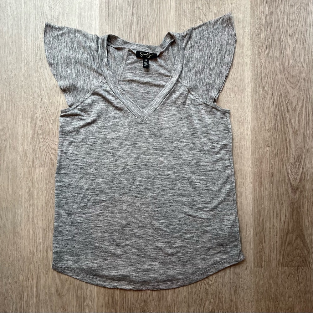 Women's Jessica Simpson Shirt - Gray - XS